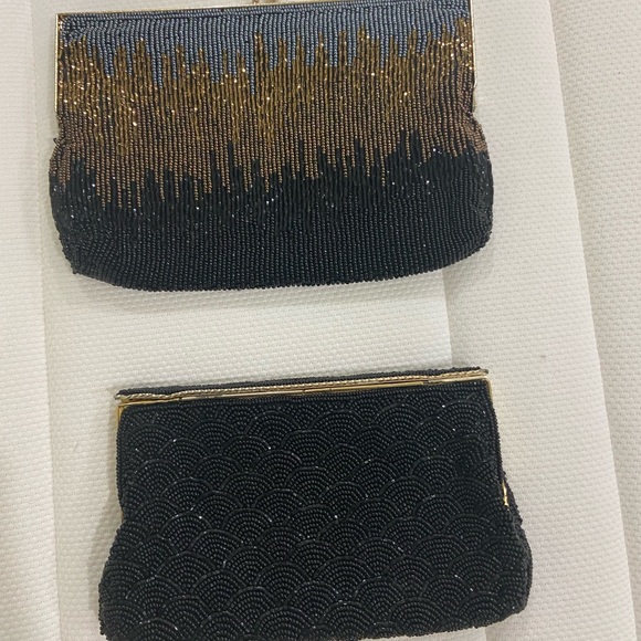 Black beaded purse - Picture 4 of 4